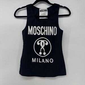 Moschino Couture Milano Logo Tank Top – Size IT 36 (US 2)